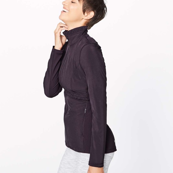 Lululemon Roundtrip Jacket Sz 12 PELT - Picture 2 of 5